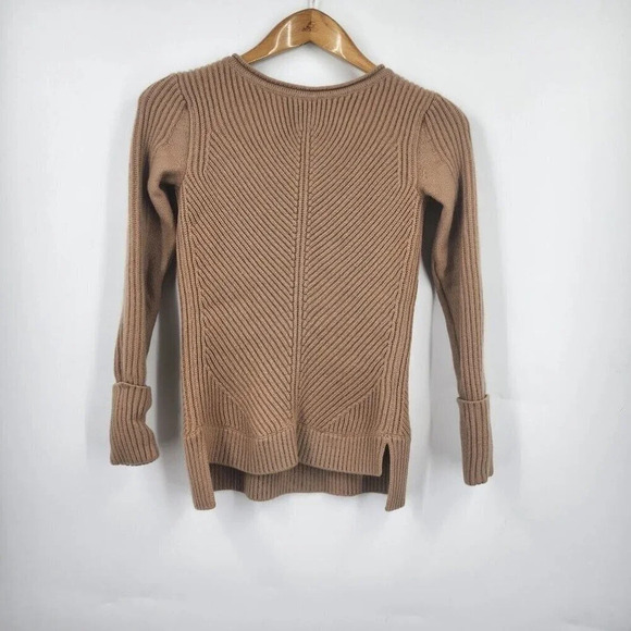 Vince Women's Directional Ribbed Boatneck Wool/Cashmere Sweater‎ Size XS - Picture 1 of 6